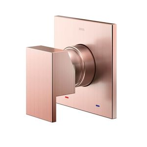 Acabamento Monoc Chuveiro E Ducha Higienica New Edge/minima Cobre Escovado - Docol