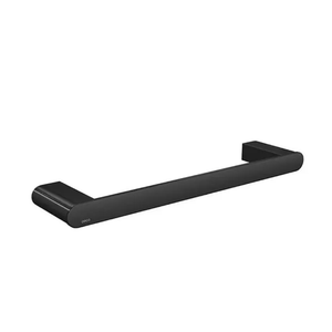 Porta Toalha Versa Black Matte 30cm - Deca