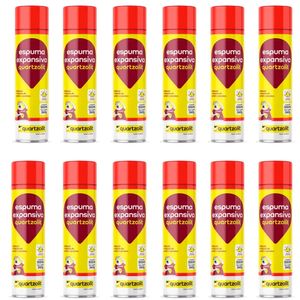 Kit 12 Espuma Expansiva Pc 500ml - Quartzolit