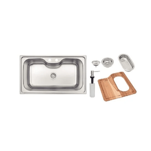 Cuba De Sobrepor Morgana Maxi 78 Fx Inox C/ Acesorios 50,0x86,0x21,5 - Tramontina