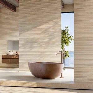 Flow Oregon Beige  Revestimento Esm Retif 45,0x90,0 - Biancogres