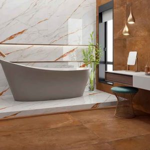 Calacata Oro Lux Pr12238 Polido Porcelanato Esm Retif 62,0x121,0 - Damme