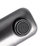 titanium grafite monocomando lavatorio mesa bica baixa  levo