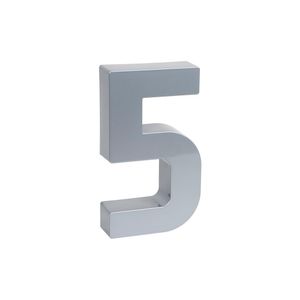 Numero Residencial Aluminio 5 - Roper Plast