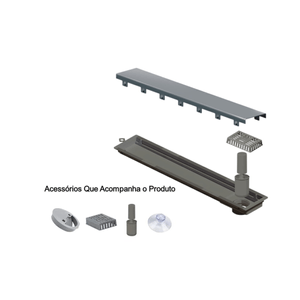 Ralo Linear Tampa Inox Versatille Elleve 75cm - Ralo Linear