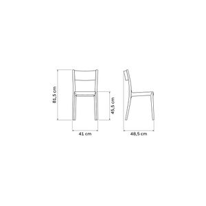 Cadeira Diana Preta 92030009 - Tramontina