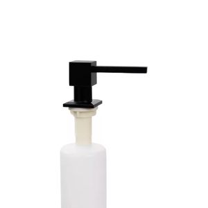 Dispenser Dosador Embutir Black Matte Quadrado 500lm - Ouse Metais