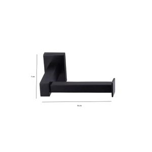 Elegance  Black Matte Papeleira - Ouse Metais
