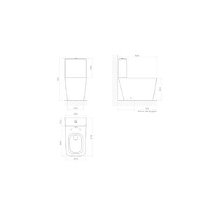 Kit Completo Bacia Com Caixa Acoplada Slim Total Clean Branco - Deca