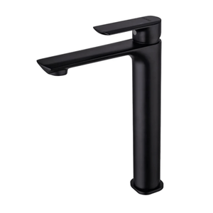 Luxor Monocomando Lavatorio Bica Alta Black Matte - Ouse Metais