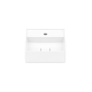 Terra Branco Cuba De Apoio C/ Mesa 40x40x12 Cm - Roca Louça
