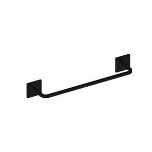 Toalheiro Quada Preto Fosco 20cm - Crismoe