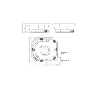 Spa Meridian Plus 60hz  Luz C/ Painel De Fechamento Lateral - Jacuzzi