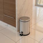kit lixeira inox c pedal brasil 12l 94538112  tramontina