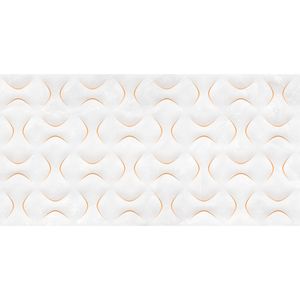 Porcelanato Onix Bianco Polido Decor Pr12252 Esmaltado Retificado 62,0x121,0 - Damme