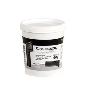Massa Flex Premium 90g Preto - Santa Luzia