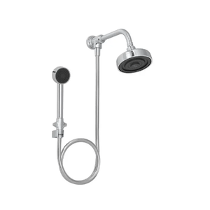 Kit Chuveiro Acqua Plus Cromado C/ Desviador Flex  E Ducha Manual - Deca