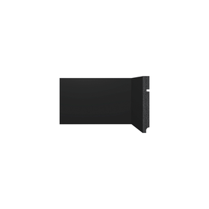 Rodape Black 3496 Liso 150x16mm - Barra 2,40m - Santa Luzia