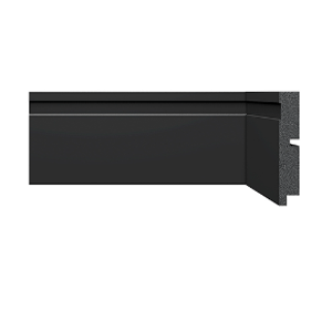 Rodape Black 3457 Frisado 100x16mm - Santa Luzia