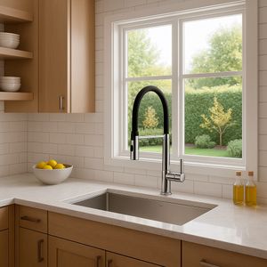 Misturador Monocomando Para Cozinha Mesa Doc Preto - Docol