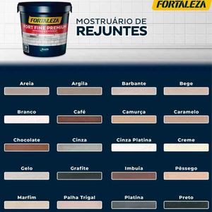 Rejunte Fort Fine Cinza 2kg - Fortaleza