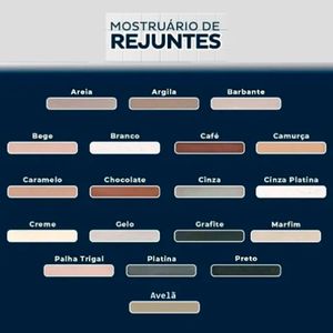Rejunte Resinado Porcelanato Platina 5,0 Kg - Fortaleza