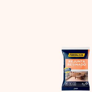 Rejunte Resinado Porcelanato Cinza Platina 5,0 Kg - Fortaleza