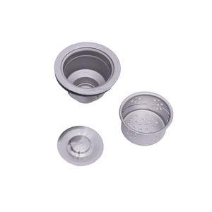 Kit Cuba Moana Aço Inox De Embutir C/ Acessorios Porta Detergente/ Tabua E Cesto Aramado - Levo