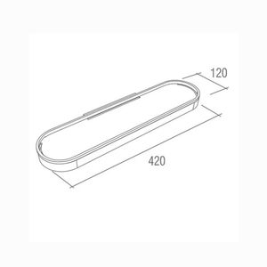 Prateleira Woman Inox Polido - Crismoe
