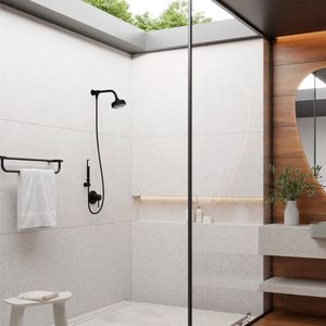 Ducha Manual Acqua Plus Black Noir Chuveiro Kit+desv Flex Pvc - Deca