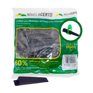 Nivela Certo Cunha Standard (estreito) - Pacote 500 Pcs - Nivela Certo