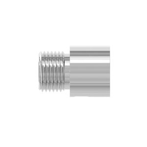Extensao Metalica Cromado 1/2 2cm P/ Chuveiro E Torneiras  - Blukit