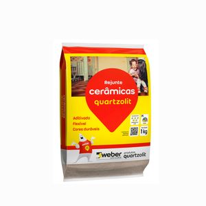 Rejunte Ceramicas (flexivel) Marrom Cafe 1kg  - Quartzolit