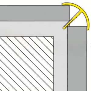 Canto Externo Marfim Tec301 -2,70m - Tecnoperfil