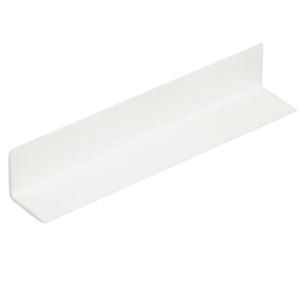 Cantoneira Branco Abas Iguais Em Pvc Tec316 15x15 - 3,00 M - Tecnoperfil