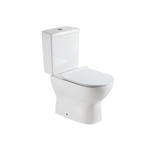Kit Vaso Sanitario C/ Caixa Acoplada Roma Branco + Instalacao + Assento Soft Closse 3/6 Lts - Levo