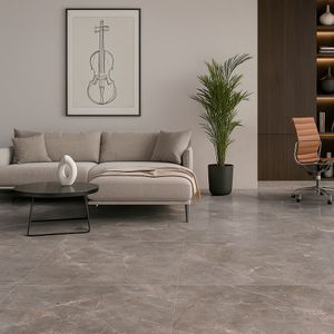 Piso Cannes Carbon Acetinado Ac891007 Esmaltado Retificado 90,0x90,0 - Bellacer