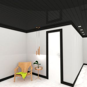 Rodapé Black Preto R9 Frisado Laca 70x15mm 2.4m - Ecovale