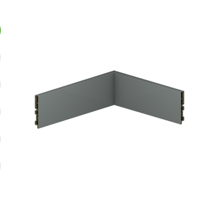 Laca Prata  Rodape R10 Liso 105x15mm 2.4m - Ecovale