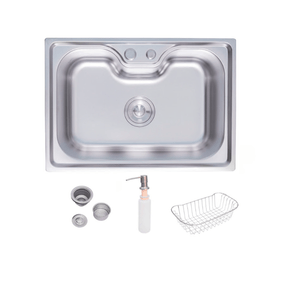 Kit Cuba Moana Cozinha Goumet Aço Inox de Embutir C/acessorios Porta Detergente E Certo Aramado - Levo