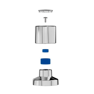 Acabamento Registro Madri Chrome C40 3/4 (base Docol) - Levo