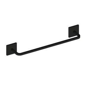 Toalheiro Quada Preto Fosco 60cm - Crismoe