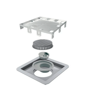 Square Subtampa Public Inox 150x150mm - Ralo Linear