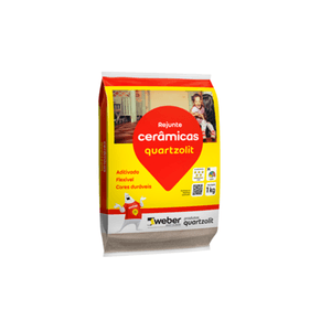 Rejunte Ceramicas (flexivel) Cinza Outono 1kg - Quartzolit