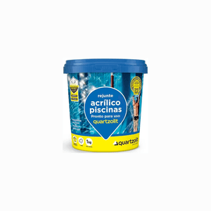 Rejunte Acrilico  P/ Piscina Azul Cobalto 1kg - Quartzolit