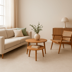 Piso Vinilico Lvt Citta Monte Beige 2mm Cp 0,2mm 960 X 960mm - Biancogres