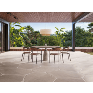 Porcelanato Nantes Cream Acetinado Organico Esmaltado Retificado - Biancogres