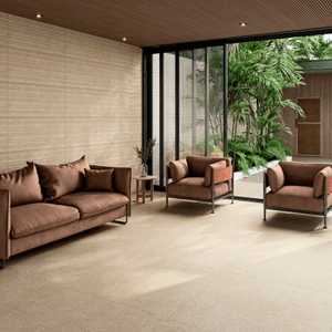 Porcelanato Dominique Beige Acetinado  Esmaltado Retificado 100,0x100,0 - Biancogres