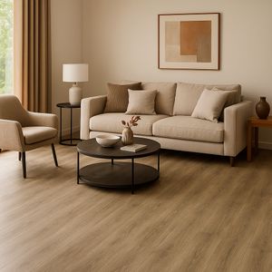 Piso Vinilico Lvt Vision Taupe 2,0mm Cp 0,2mm - 18,7x122,7 - Eiane