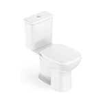 kit completo debba square bacia com caixa acoplada  acessorios de instalacao  assento soft close  roca loucas